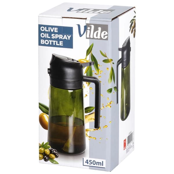 Olie- og eddikespray, glas, 450 ml
