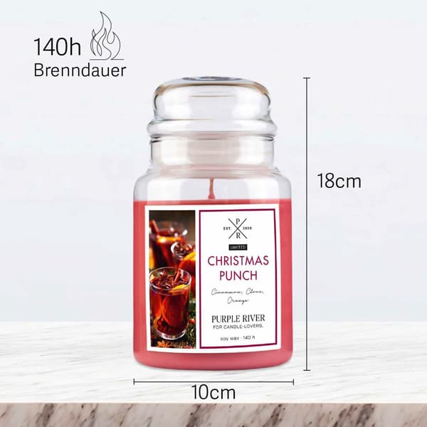 Doftande sojaljus – 140 timmars brinntid
