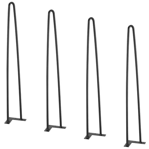 Hårnålsben, 28 tum, 4-pack, stål
