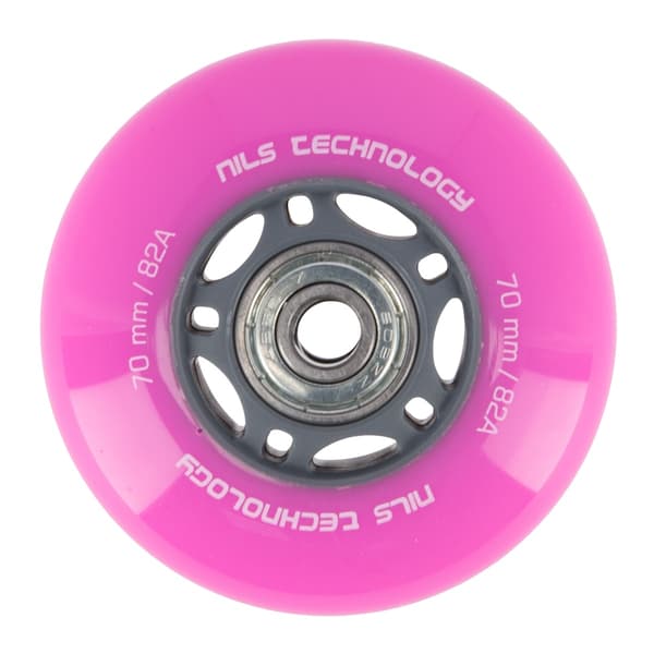 Rosa 70x24 82A hjul (4) + ABEC-7 kullager (8) set
