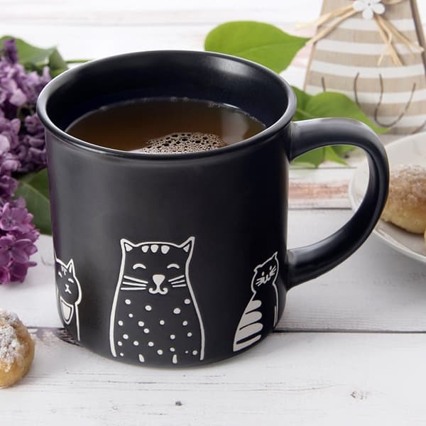 Keraaminen muki black cats 500 ml