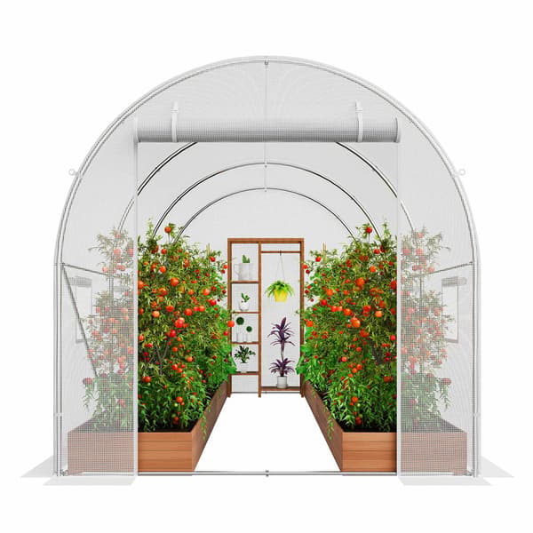 Tunnelikasvihuone 2,9x2x1,9 m – PE-kansi