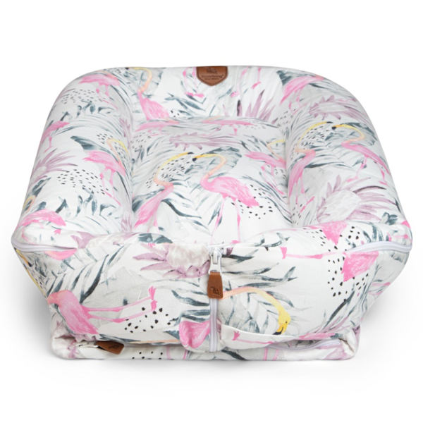 Överdrag babynest Flamingo Dreams