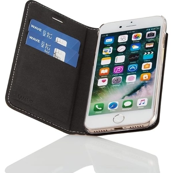 Wave BookCase beskyttende etui, iPhone 6 / 6s / 7 / 8 / SE, Rose guld