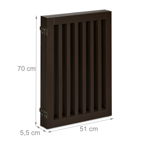 Børneport i træ 70 cm
