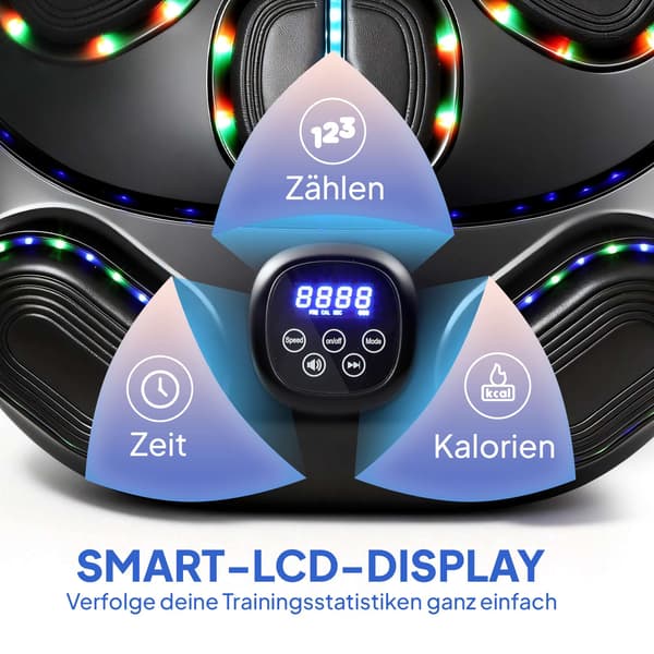 Musikboksemaskine med LED-lys og Bluetooth
