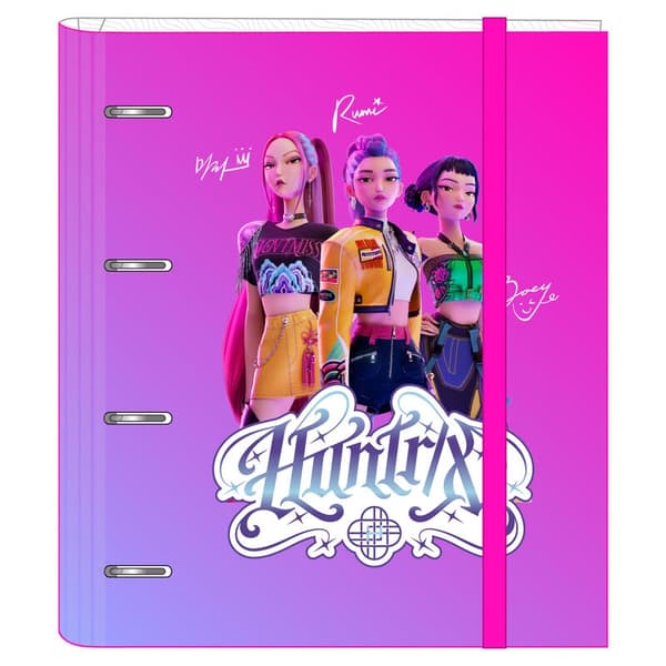 Demon Hunters Kpop ringbind med 4 ringe