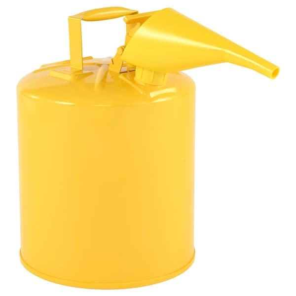 Dieselsäkerhetsdunk 5 gallon typ I, flamskydd, tratt