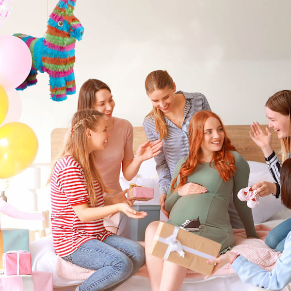 Pinata æsel flerfarvet