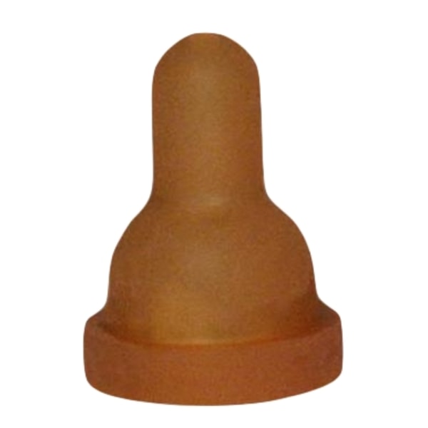 Lammefodringsreservesutter gul/brun kort model