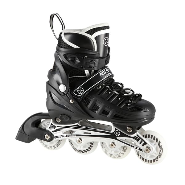 4-i-1 sorte LED inline/skøjter, størrelse M (35-38)