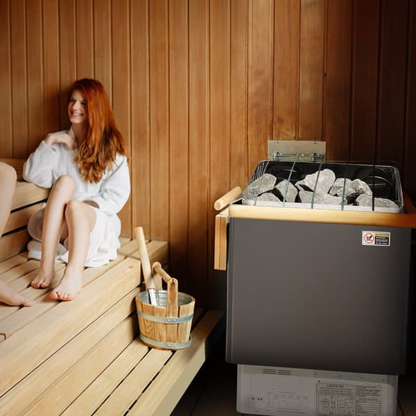 8kW elektrisk bastuaggregat, 400V 3N, digital timer