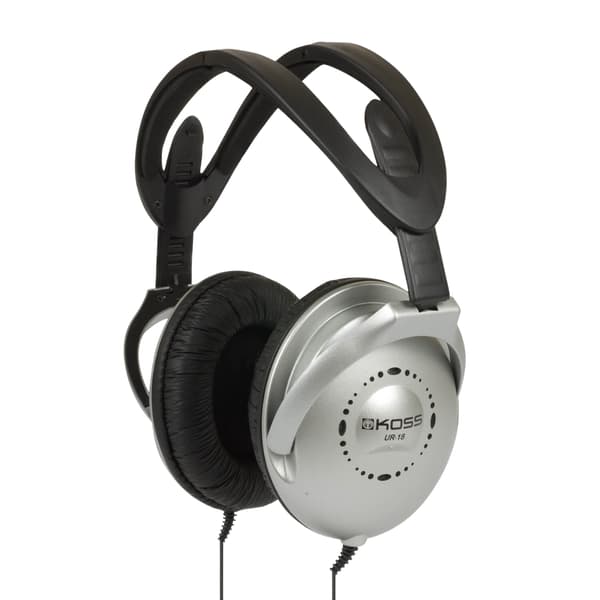 KOSS Hovedtelefon UR18 Over Ear Sølv