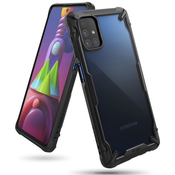Holdbart, forstærket etui til GALAXY M51 FUSION X sort