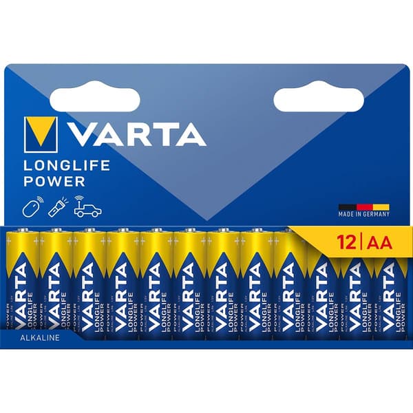 Alkaliskt batteri AA 1,5 V High Energy 12-Pack