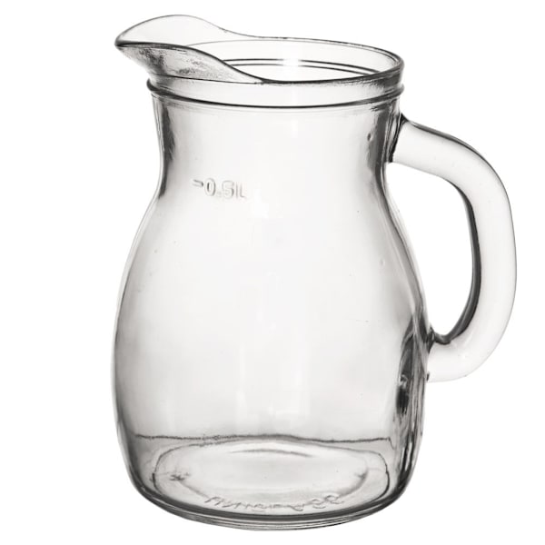 Glaskanna 500 ml med Pip och Mätgradering för Alla Drycker