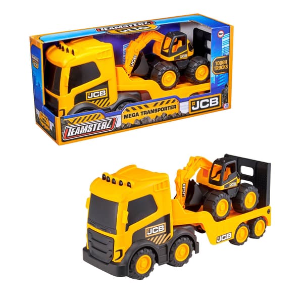JCB-kuljetussetti kaivinkoneella, 36 cm lelu