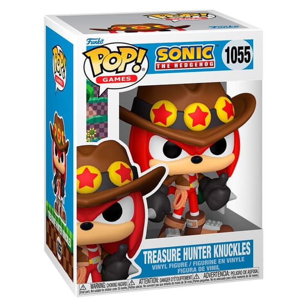 Sonic the Hedgehog Treasure Hunter Knuckles Action Figur
