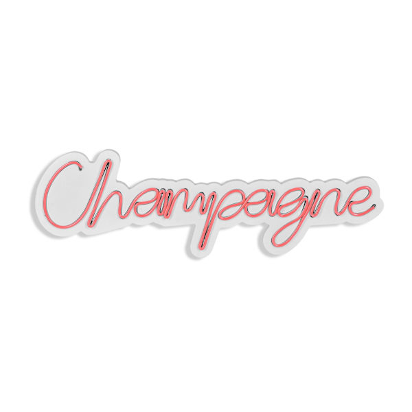 Dekorativ Plast Led Belysning Champagne - Pink