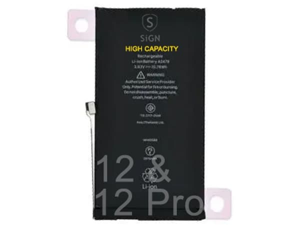 iPhone 12 & 12 Pro högkapacitetsbatteri - 3240mAh