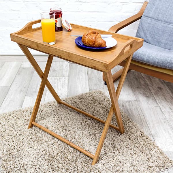 Bricka bord bambu 63,5 cm natur