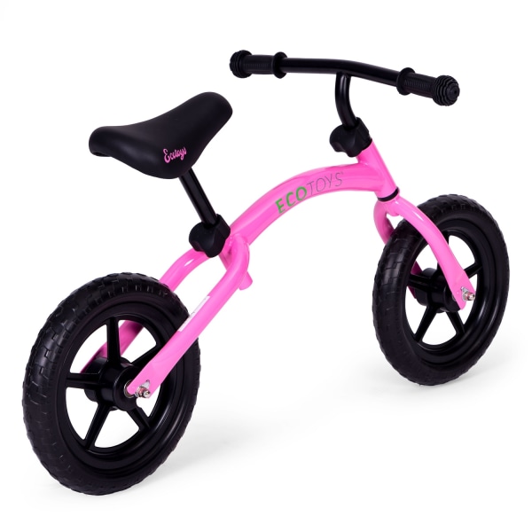 Barnbalanscykel, åkande, EVA-hjul ECOTOYS, rosa