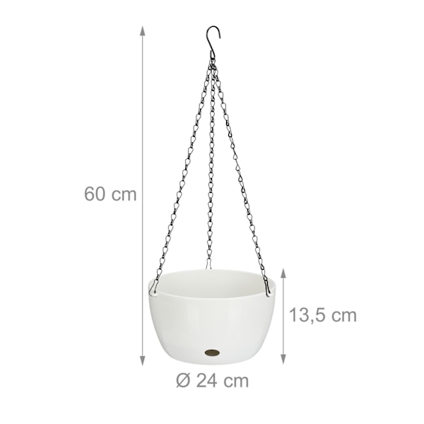 2 roikkuvaa koria vesisäiliöillä - L