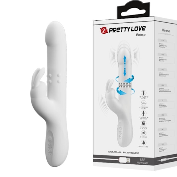 Pretty Love - Reese Vibrator med sølvrotation