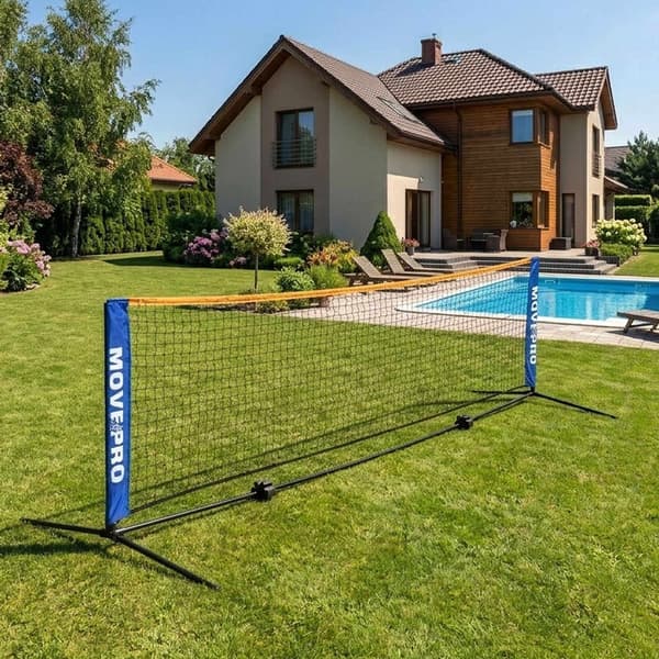 3-i-1 justerbart net til badminton, volleyball og tennis