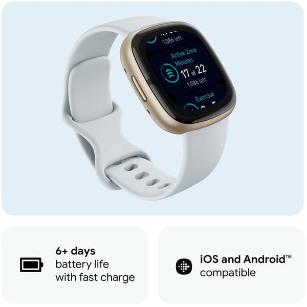 Sense 2, Blue Mist/Soft Gold