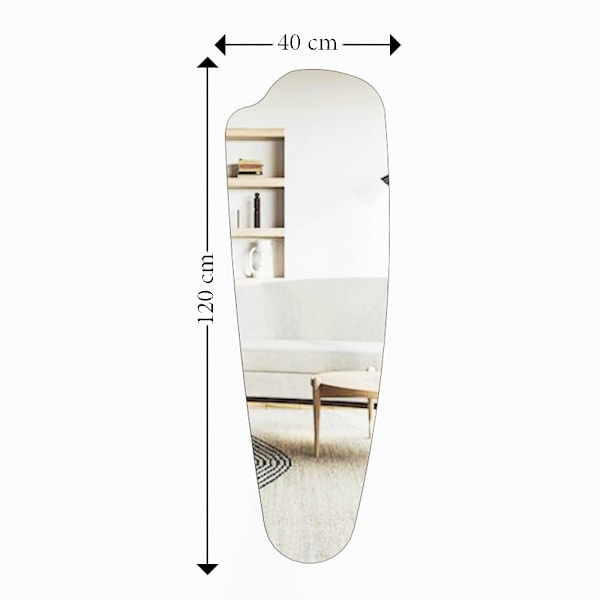 Cheval Mirror Reos - Transparent