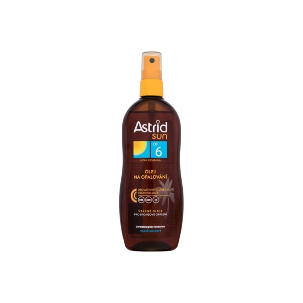Astrid - Sun Spray Oil SPF6 - Unisex, 200 ml