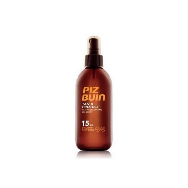 Piz Buin Tan And Protect Tan Accelerating Oil Spray Spf15 150ml