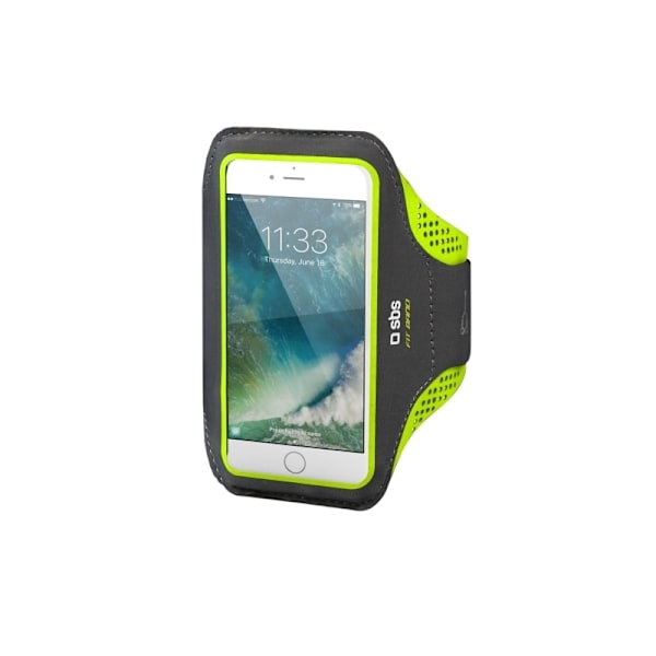 SBS TESPORTFITBANDXXLK, Armbands skydd, Varje varumärke, 14 cm (5.5"), Svart, Grön