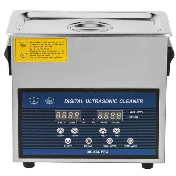 Ultraljudsrengöring 6L, 28/40kHz, Värmare, Timer