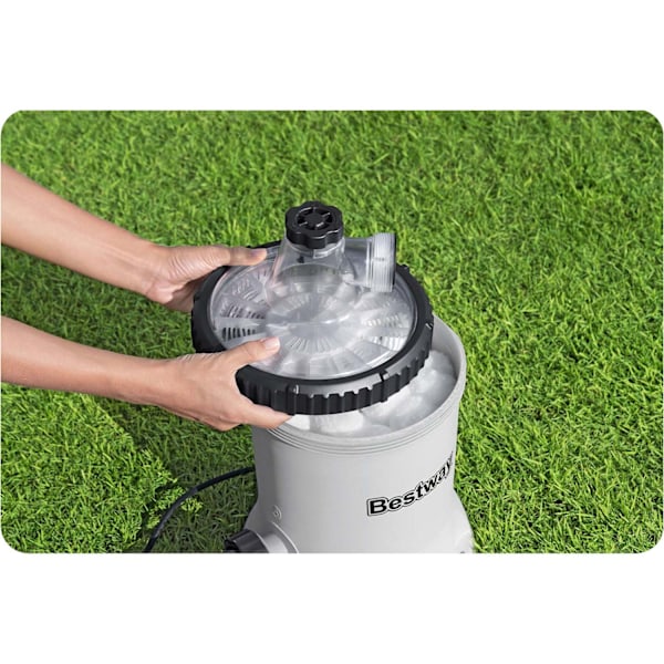 Allassuodatinpumppu 5678 l/h + Bestway 58870 suodatinpallot