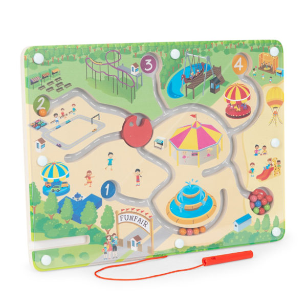 Magnetisk labyrintspel för barn