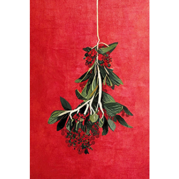 Painted Mistletoe - 21x30 cm