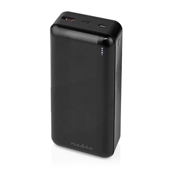 Virtapankki | 32000 mAh | 2.4 / 3.0 / 3.25 A | Lähtöliitäntöjen määrä: 2 | Lähtöliitäntä: 1x USB-A / 1x USB-C™ | Sisääntulon liitäntä: 1x Micro USB /