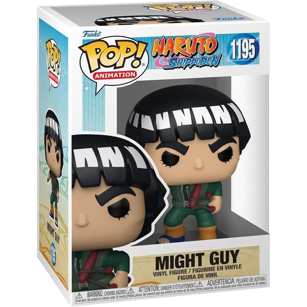 Naruto Shippuden Might Guy Action Figur, 6-tommer samleobjekt