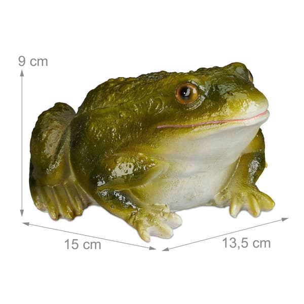Havefigur Frø Kunststen