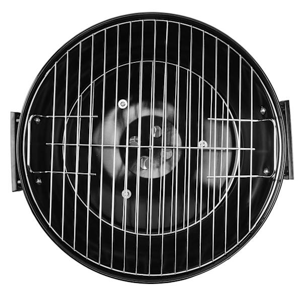 Kulgrill, Rund, Sort, 41 cm Rist