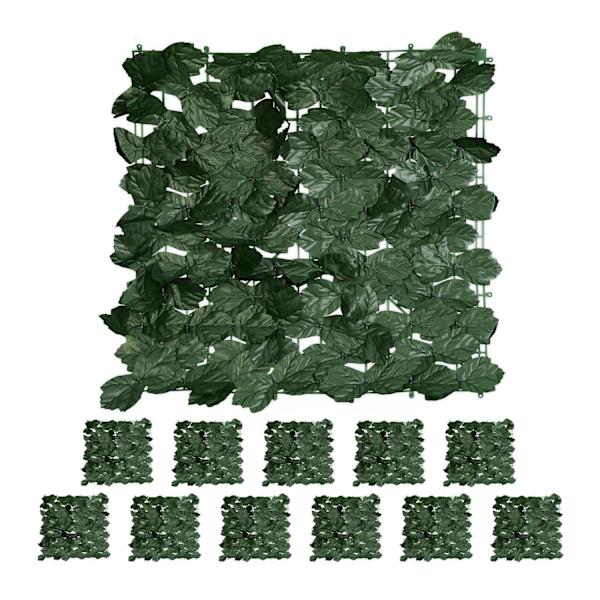Ivy Leaf Privacy Screen, sæt med 12 paneler