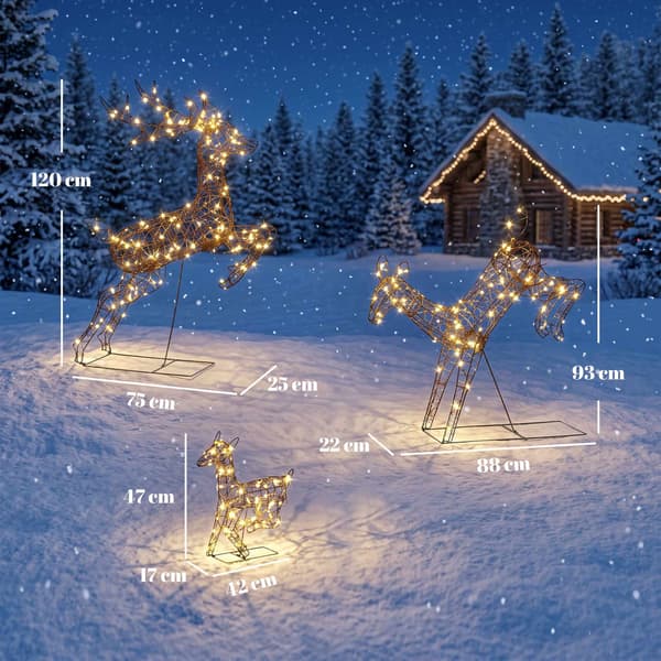 Julrenset för utomhusbruk med 200 LED-lampor och timer