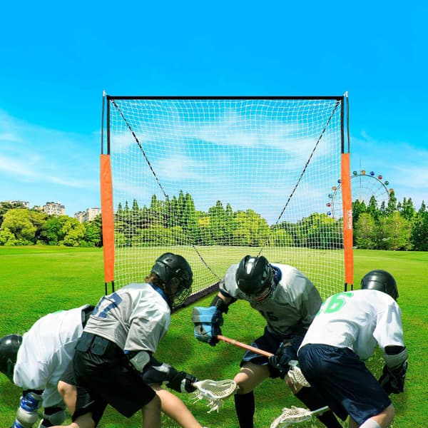 Lacrossemål 1,8x1,8m, bärbart med bärväska