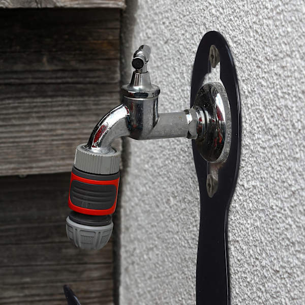 Sort slangeholder sæt med 2 stk
