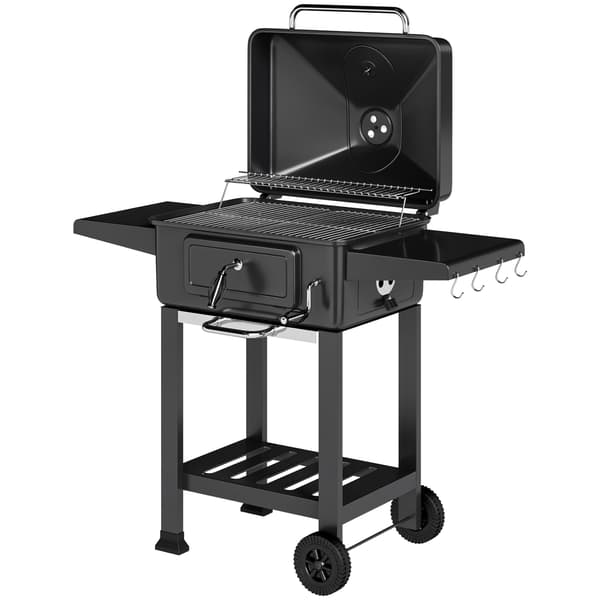 Kulgrill-ryger med lågtermometer, justerbar rist