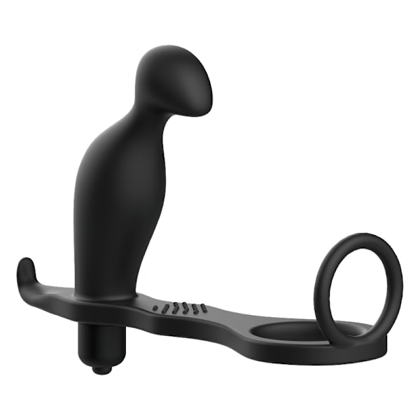 Addicted Toys - Analstik Med Sort Silikonering 12 Cm