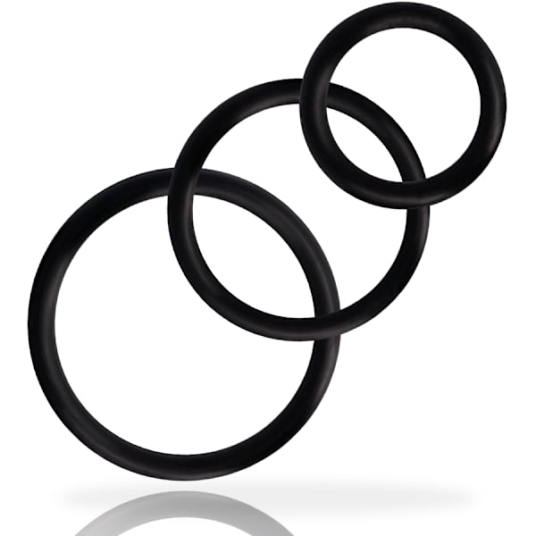 Addicted Toys - Ringar Set For Penis Black