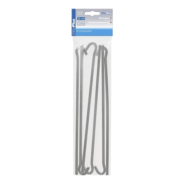 Kalliotappi 30cm metallineliö 6 kpl polybagissa